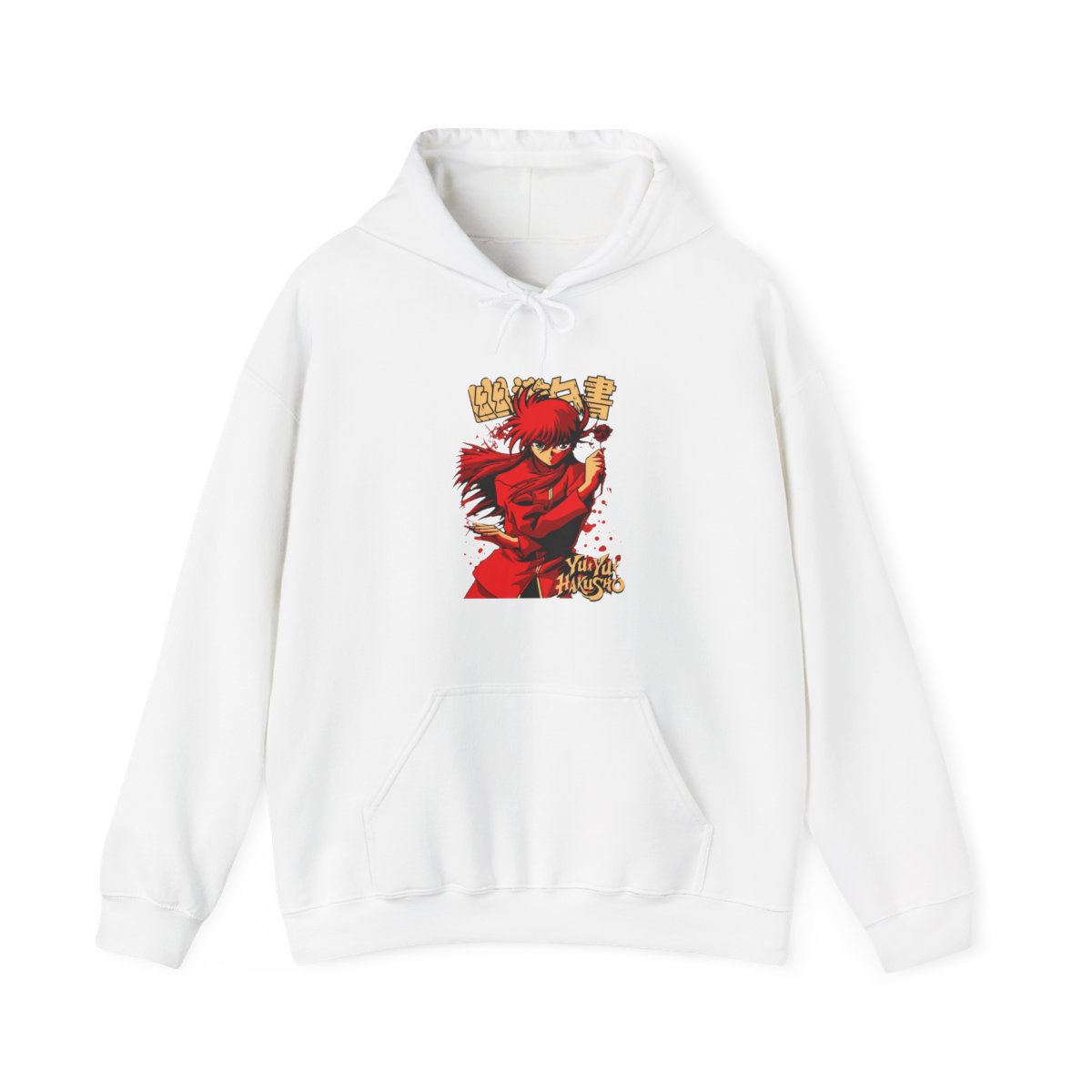 Kurama Hoodie Yu Yu Hakusho Red Battle Stance | Fire Force