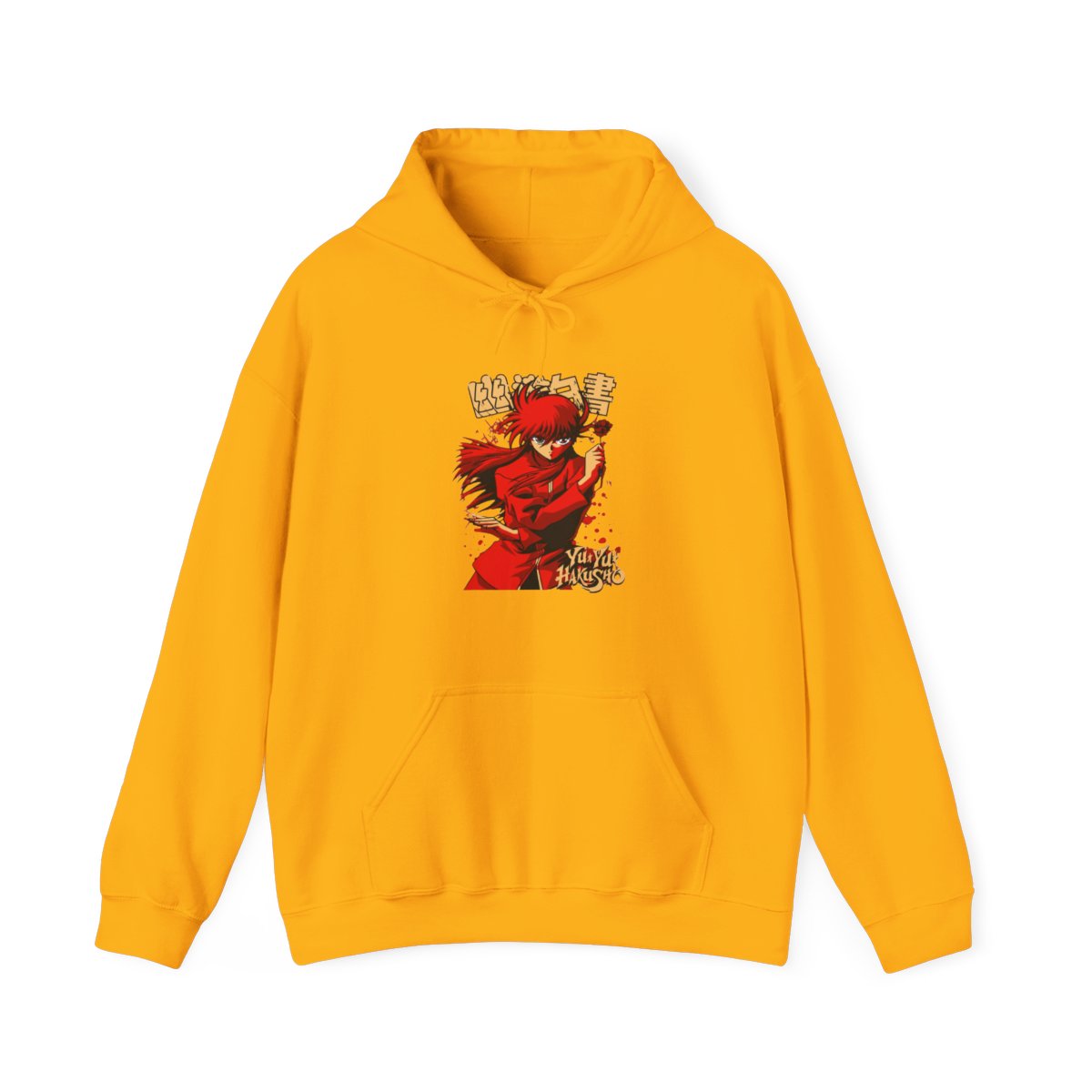 Kurama Hoodie Yu Yu Hakusho Red Battle Stance | Fire Force - alternate angle 2, merchandise