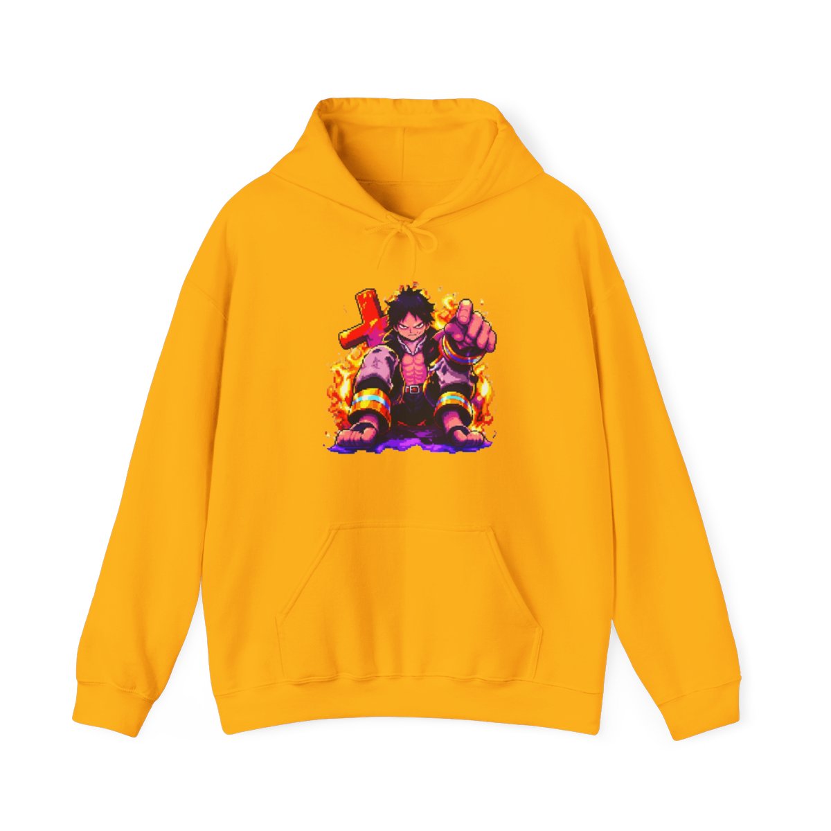 shinra kasukabe - fire force Kids Hoodie - alternate angle 2, merchandise