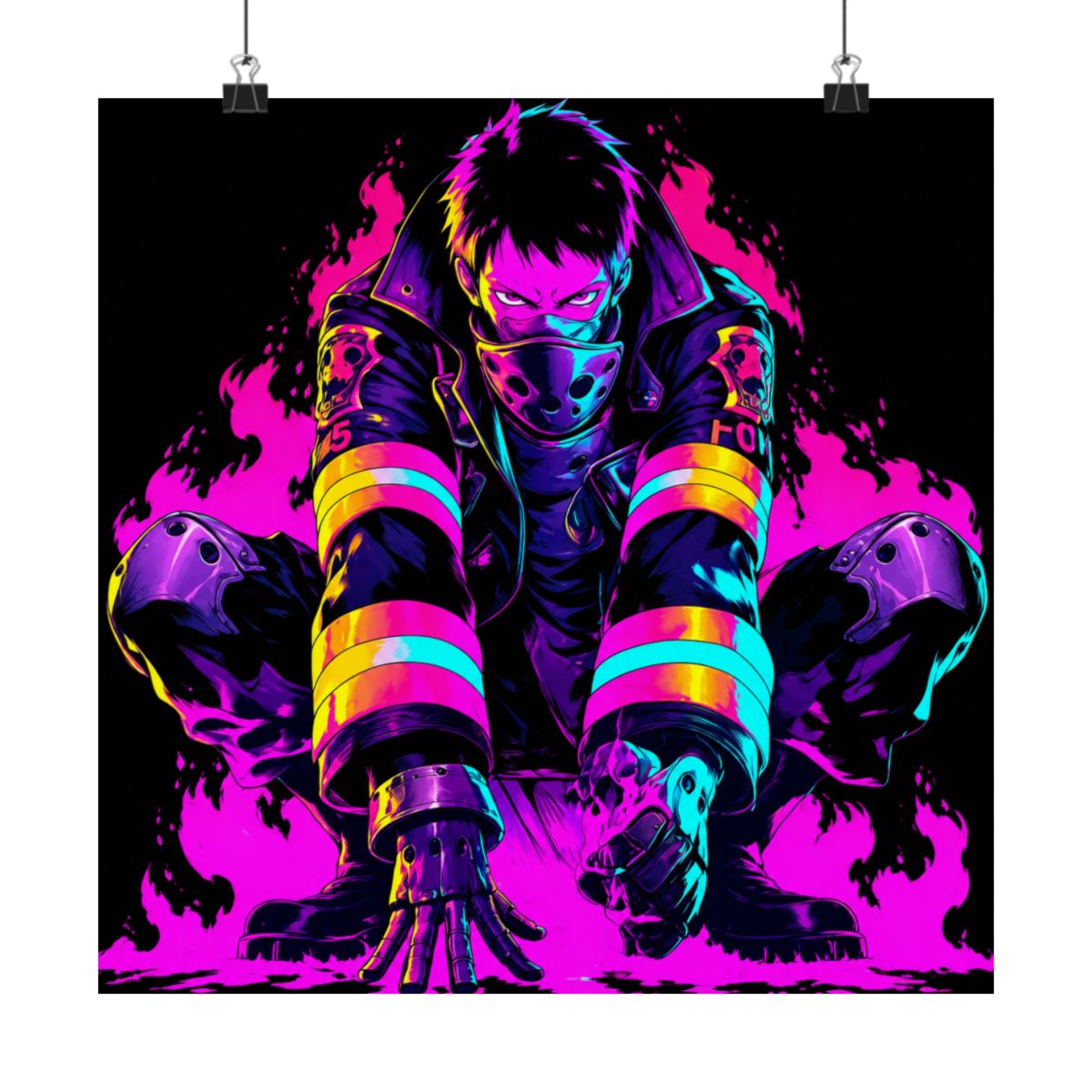 fire force anime Posters and Art - alternate angle 3, merchandise