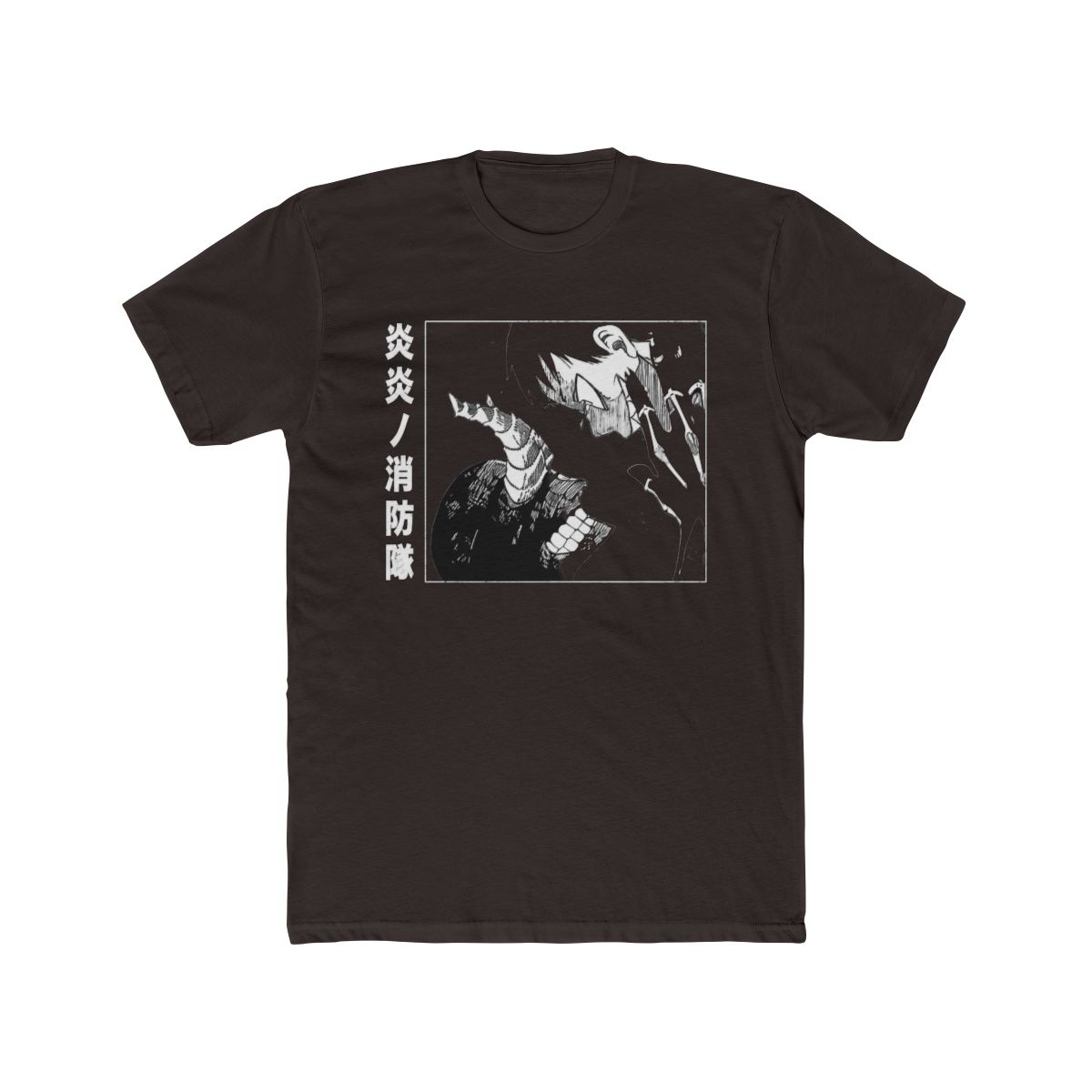 Anime Fire Force Washed Vintage T Shirt Merch Casual Short Sleeved T Shirt TShirt - alternate angle 2, merchandise